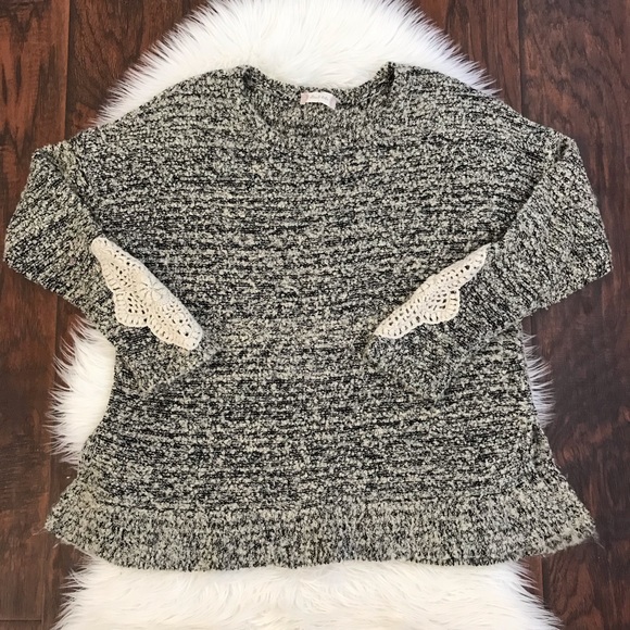 Altar'd State Sweaters - Altar‘d State Marled Crewneck Swing Sweater